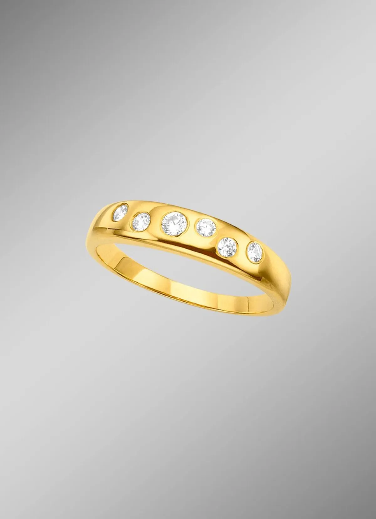 Discount BADER Damenring mit Zirkonia