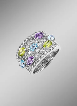New BADER Damenring Silber 925/-