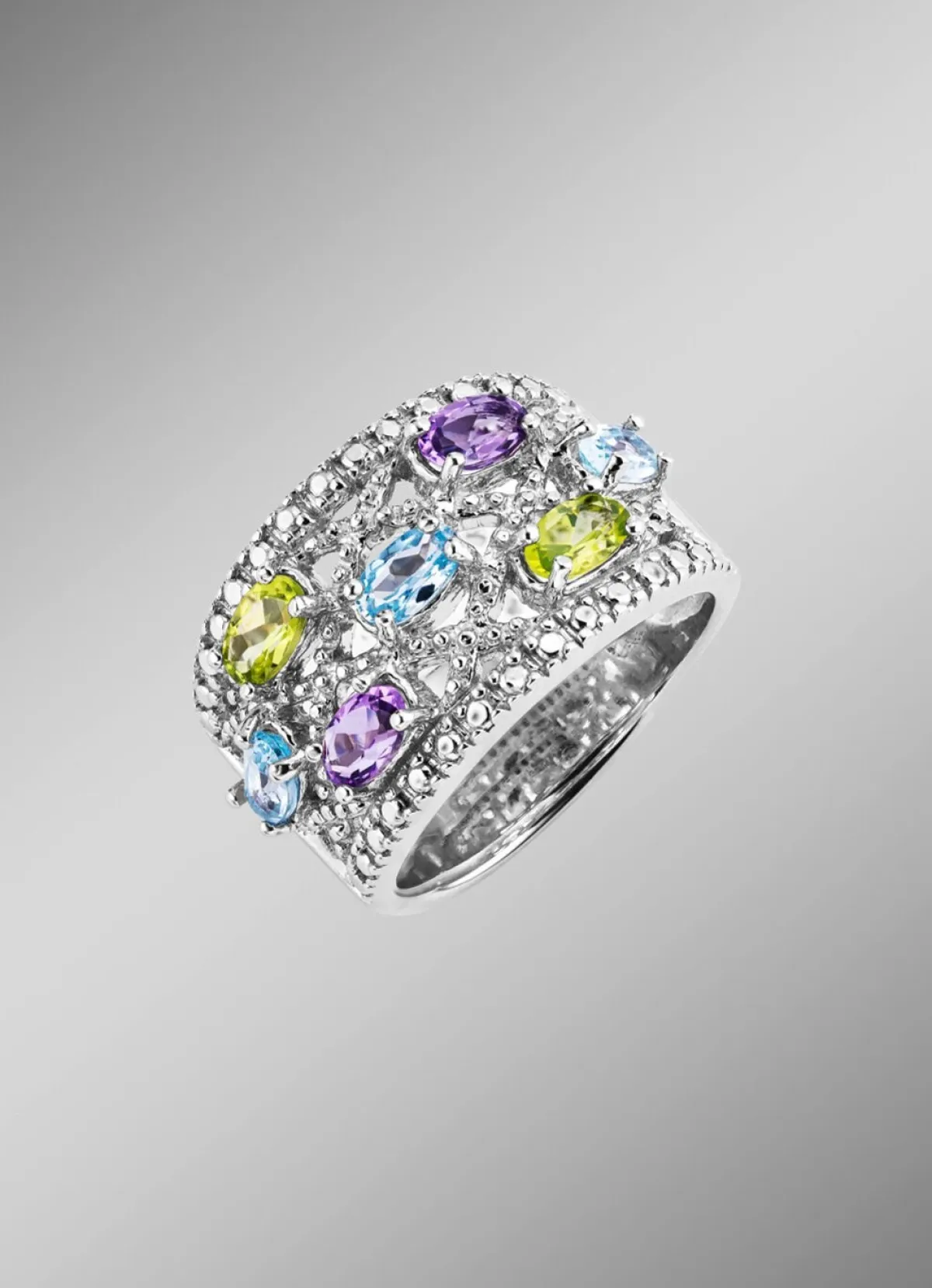 New BADER Damenring Silber 925/-