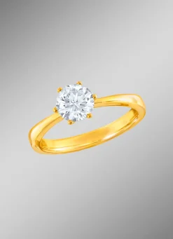 Sale BADER Damen-Solitärring mit Brillant