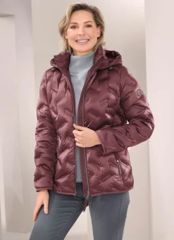 Sale BADER Daunenjacke mit abnehmbarer Kapuze MAUVE