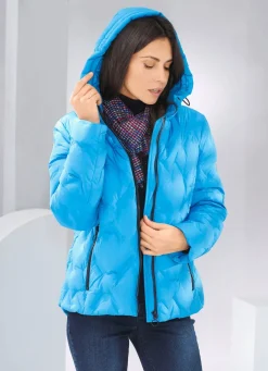 Online BADER Daunenjacke mit geklebten Kammern AQUAMARIN