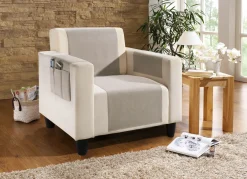 New BADER Dekorative Sessel- und Sofaüberwürfe NATUR