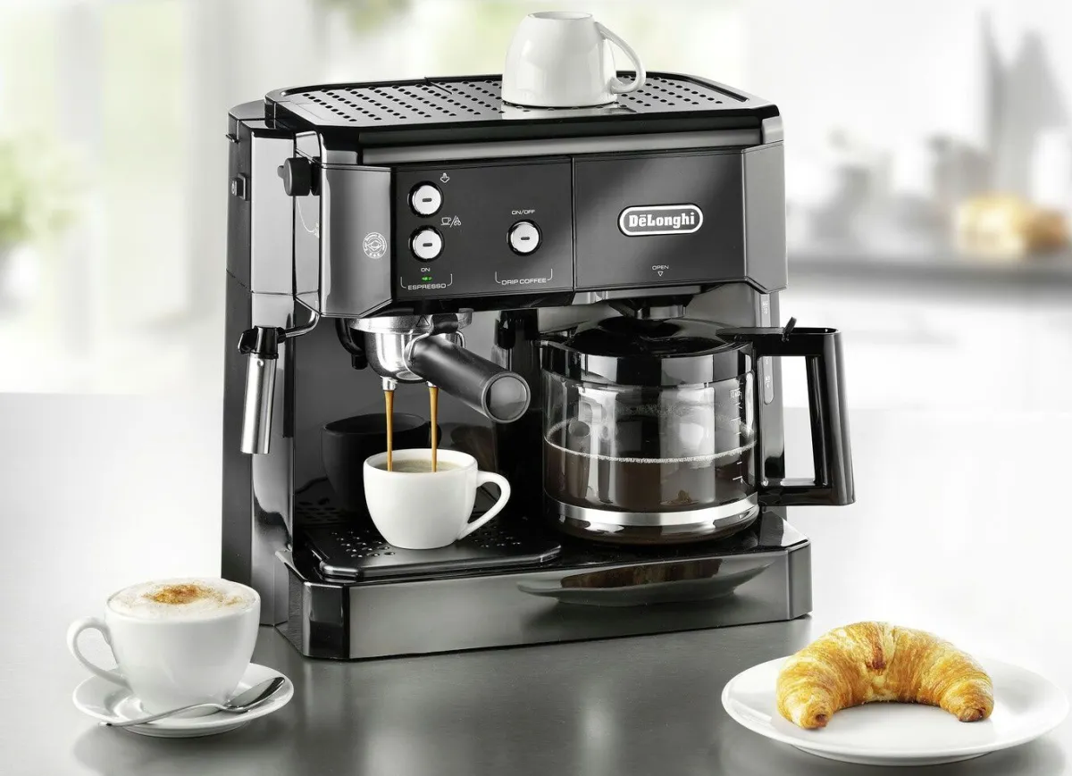 Discount BADER De’Longhi Kaffee-/Espressomaschine BCO411.B/BCO421.S SCHWARZ