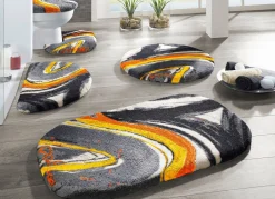Outlet GRUND Designer-Badgarnitur in Supersoft Qualität TERRA-ANTHRAZIT