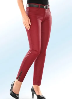 New ASCARI Dezent schimmernde Hose ROT