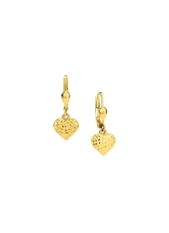 Outlet BADER Diamantiere Herz-Ohrringe aus Gold