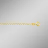 BADER Diamantierte Ankerkette aus Gold