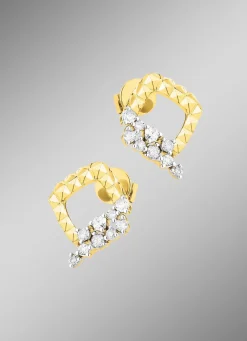 Best BADER Diamantierte Ohrstecker mit 18 Brillanten