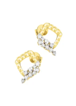 Best BADER Diamantierte Ohrstecker mit 18 Brillanten
