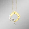 Hot BADER Diamantierter Anhänger mit 9 Brillanten