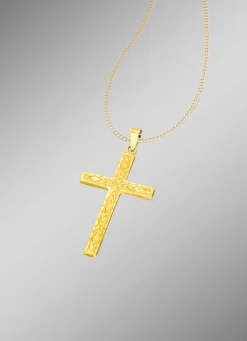 Discount BADER Diamantierter Kreuz-Anhänger