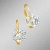 New BADER Diamant-Ohrringe in Blütenfrom mit 2 lupenreinen Brillanten