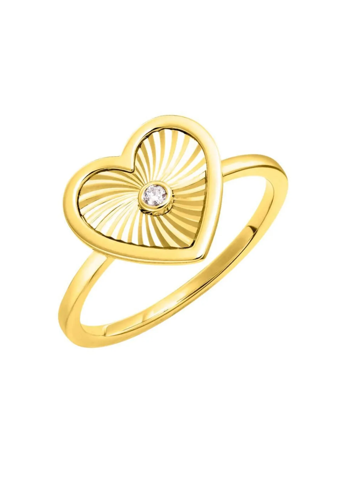 Best BADER Diamatierter Herz-Damenring