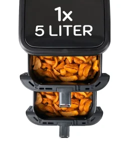 Sale BADER Digitale Doppelkammer-Heißluftfritteuse SCHWARZ
