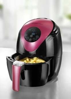Discount BADER Digitale Heißluftfritteuse – spart Zeit und Energie! SCHWARZ-BEERE