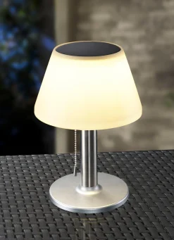 Sale BADER Dimmbare Solar-Tischleuchte WEISS