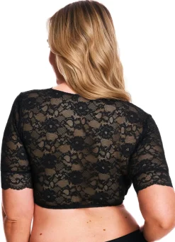 SUSA Dirndlbluse SCHWARZ