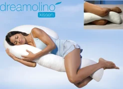 Best MEDIA SHOP Dreamolino Swan Pillow Ganzkörperkissen WEISS