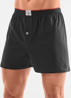 Discount BADER Dreierpack Boxershorts aus Bio-Baumwolle 3X SCHWARZ