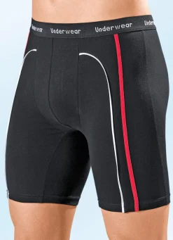 Hot BADER Dreierpack Longpants aus Feinjersey SCHWARZ
