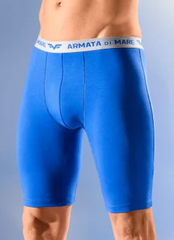 Armata di Mare Dreierpack Longpants mit Elastikbund 2X ROYALBLAU, 1X GRAU MELIERT
