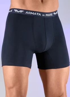 Outlet BADER Dreierpack Pants mit Elastikbund NAVY