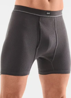 Sale BADER Dreierpack Unterhosen mit Softbund 2X SCHIEFER, 1X HELLGRAU