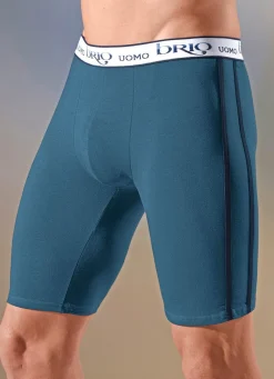 Online BADER Dreierpack Longpants mit Elastikbund 2x navy, 1x petrol