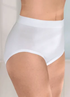 Sale NINA VON C. Dreierpack Slips mit weichem Dehnbund WEISS