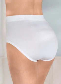 Sale NINA VON C. Dreierpack Slips mit weichem Dehnbund WEISS
