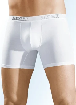 Best BADER Dreierpack Pants mit Elastikbund, uni 3X WEISS