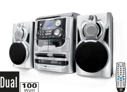 New DUAL MP 301 HiFi-Stereoanlage SILBER