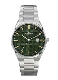 Hot DUGENA -Quartz-Herrenuhr mit Edelstahlbandgehäuse