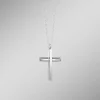 Clearance BADER Durchbrochener Kreuz-Anhänger aus Edelstahl