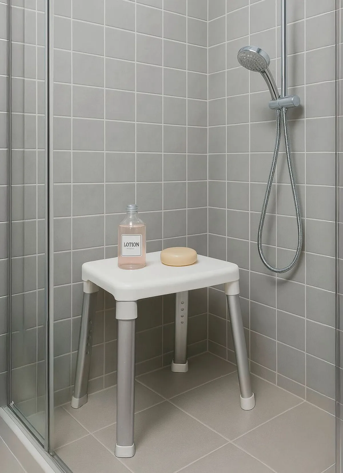 Online BADER Dusch- und Badehocker mit extra großer Sitzfläche WEISS