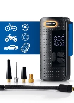 Online EASYMAXX Akku-Handkompressor m. LED schwarz