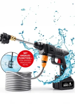 Outlet BADER EASYmaxx Akku-Hochdruckreiniger schwarz