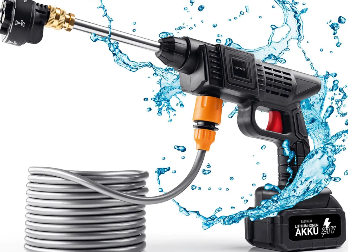 Outlet BADER EASYmaxx Akku-Hochdruckreiniger schwarz
