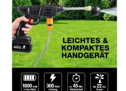 Outlet BADER EASYmaxx Akku-Hochdruckreiniger schwarz