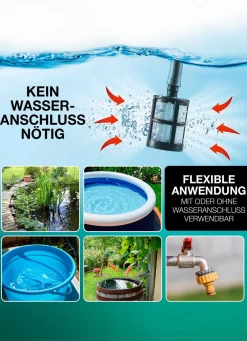Outlet BADER EASYmaxx Akku-Hochdruckreiniger schwarz