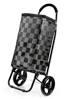BADER EASYmaxx Einkaufsroller schwarz-grau