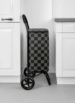 BADER EASYmaxx Einkaufsroller schwarz-grau