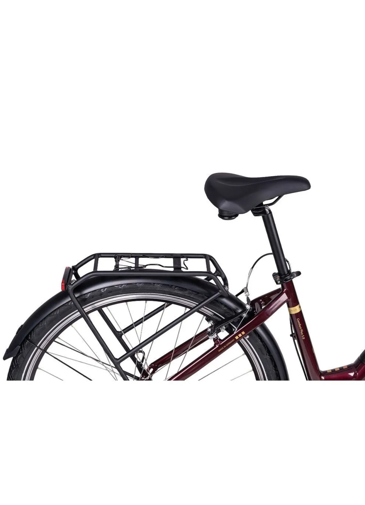 Discount BADER E-Bike Comfort Plus 5.0 von Saxonette BURGUND-GLANZ