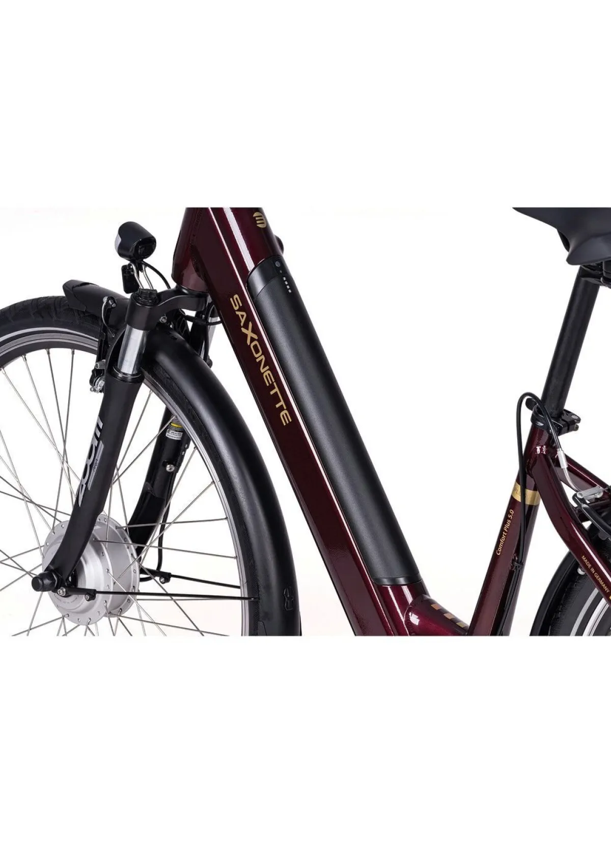 Discount BADER E-Bike Comfort Plus 5.0 von Saxonette BURGUND-GLANZ