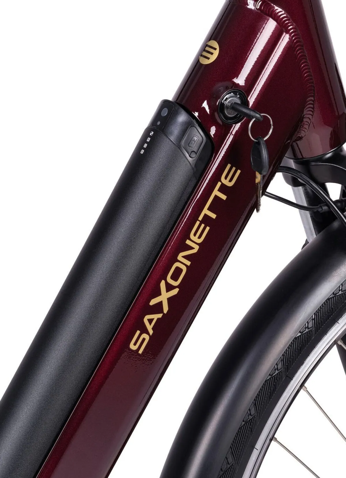 Discount BADER E-Bike Comfort Plus 5.0 von Saxonette BURGUND-GLANZ