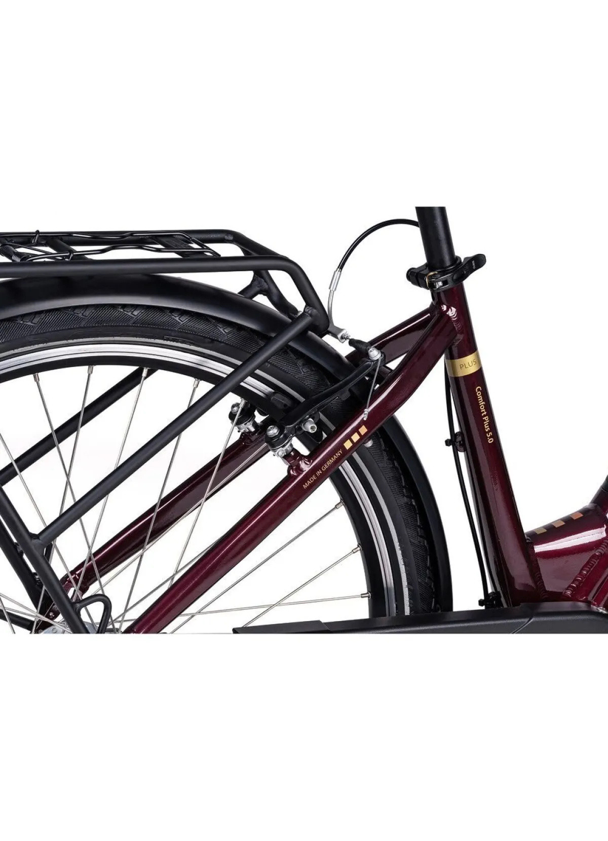 Discount BADER E-Bike Comfort Plus 5.0 von Saxonette BURGUND-GLANZ