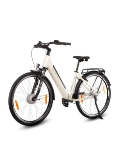 Best BADER E-Bike Comfort Plus 5.0 von Saxonette WEISS-GLANZ