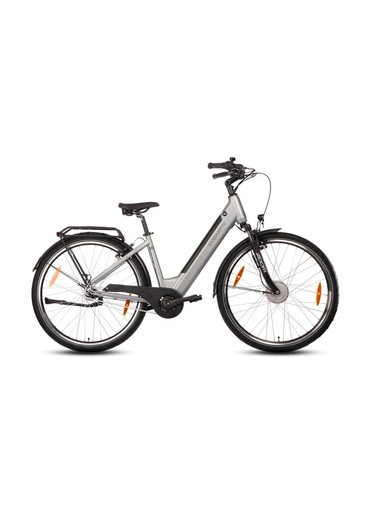 Sale BADER E-Bike Comfort Plus 5.0 von Saxonette SILBER-MATT