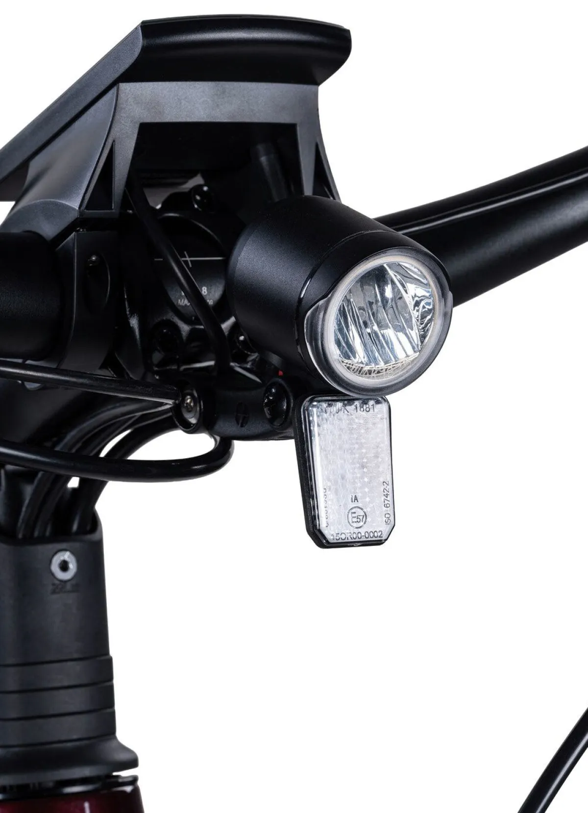 Best BADER E-Bike Deluxe SUV Easy BURGUND-GLANZ
